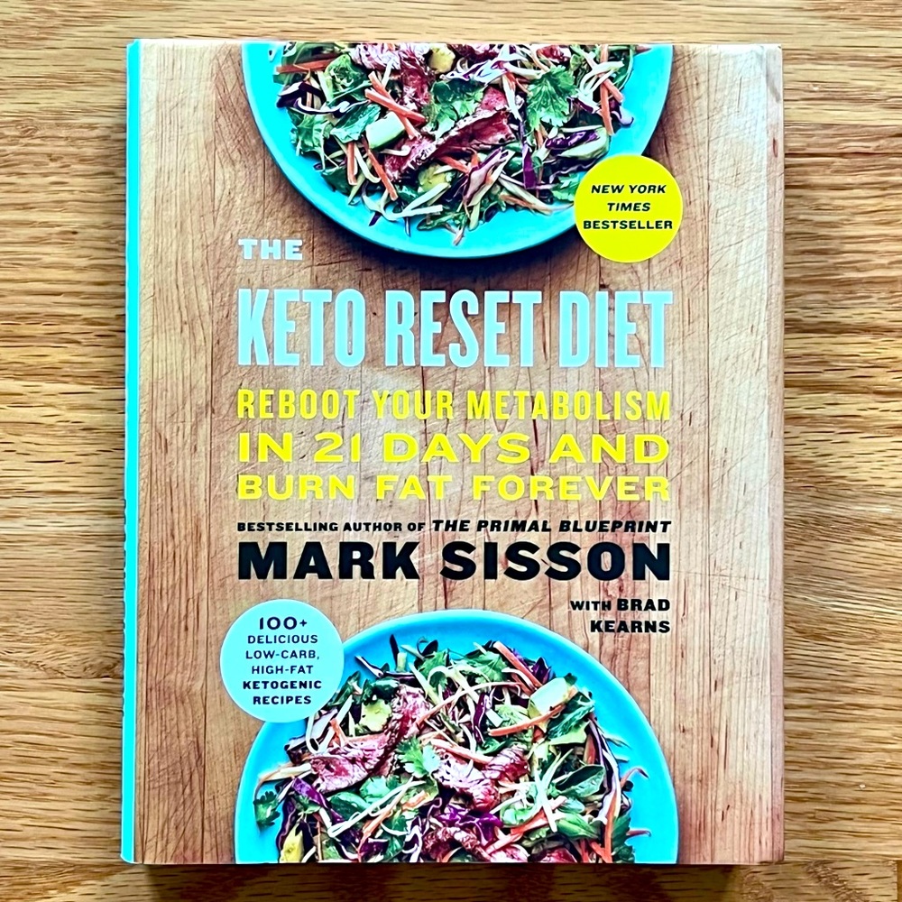 The Keto Reset Diet Book Mark Sisson Hardcover Low Carb Recipe Plan Weight Loss